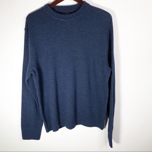 J. Crew Other - J. Crew Rugged Merino Wool Donegal Sweater XL Blue